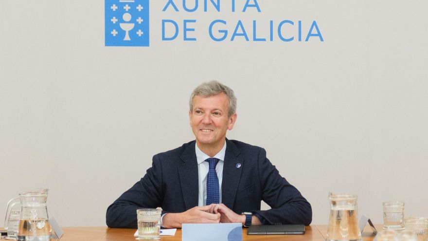 El presidente de la Xunta, Alfonso Rueda, preside el Consello en Lugo.
