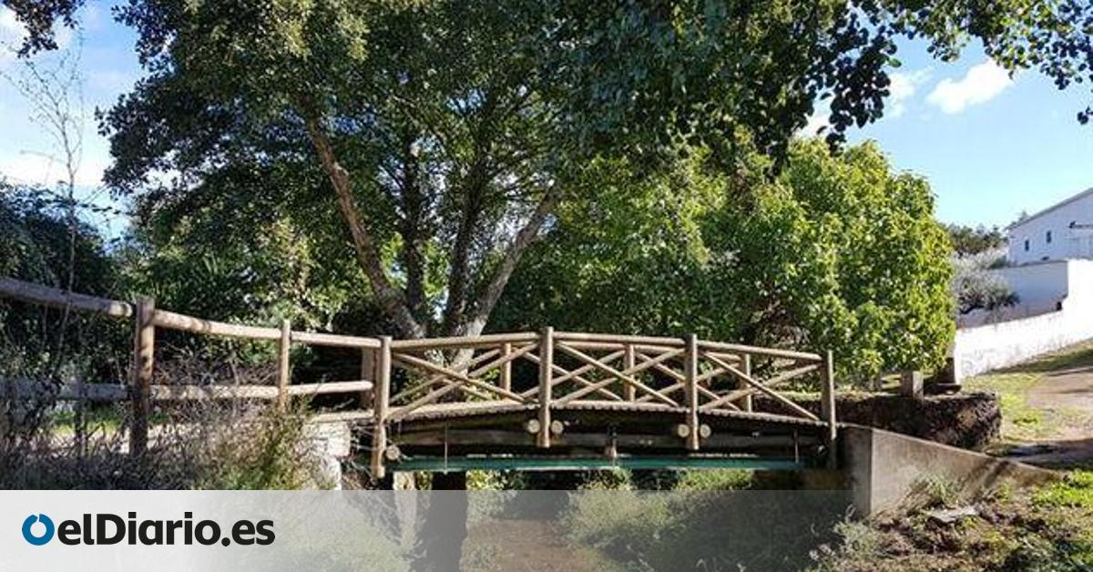 Con apenas tres metros de longitud, es uno de los puentes fronterizos más pequeños del mundo y está en Badajoz