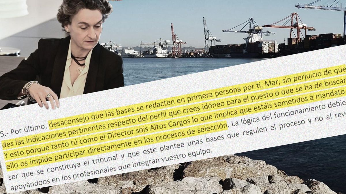 Correus interns acrediten que la presidenta del Port de València va elaborar les bases de les places investigades per Anticorrupció