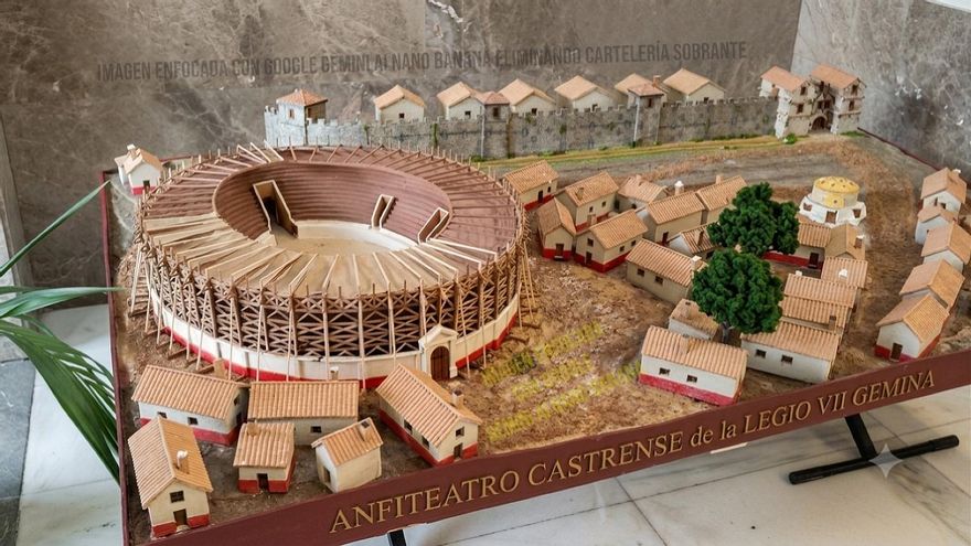 El singular anfiteatro para gladiadores de Castra Legio (León), con una capacidad de público como una legión romana