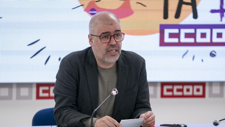 El secretario general de CCOO, Unai Sordo