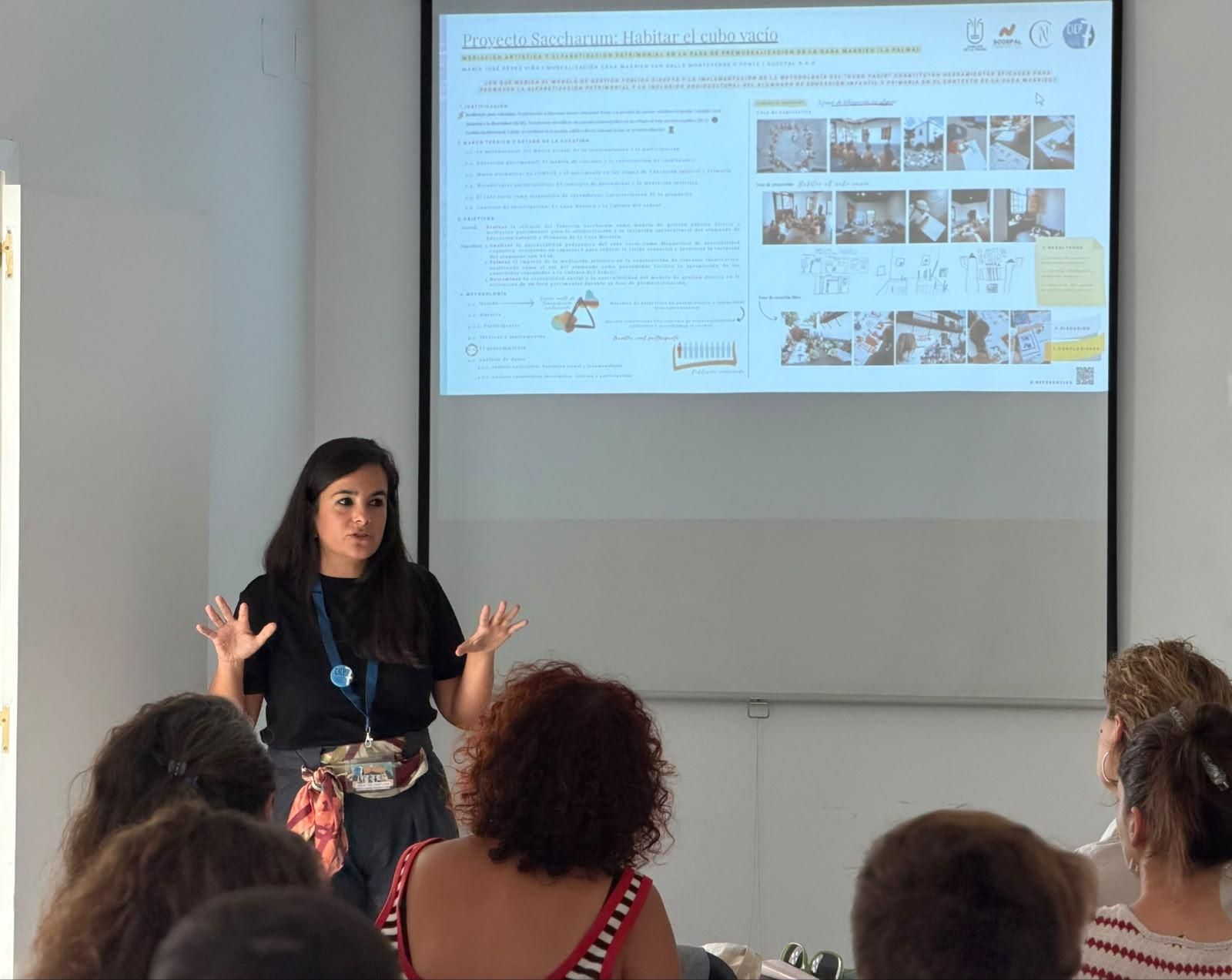 Presentación del proyecto de rehabilitación de la Casa Massieu del Llano de Argual   en el VII Congreso Internacional de Educación Patrimonial.