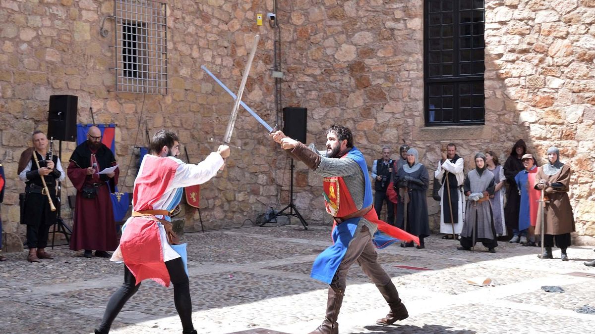 Una escena de las Jornadas Medievales de Sigüenza en 2026
