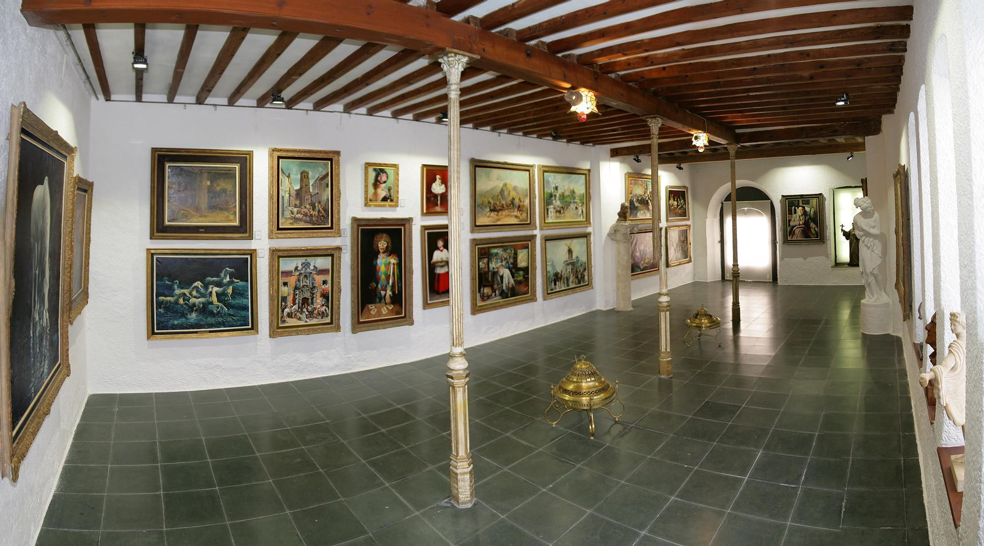 Salón verde del Museo Palmero de Almodóvar del Campo (Ciudad Real)