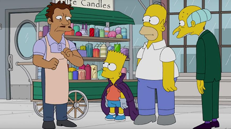 Fotograma del episodio de una hora de 'Los Simpson', con Keegan-Michael Key