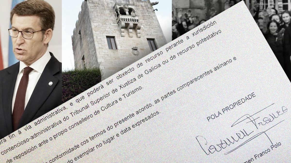 La Xunta de Feijóo pagó 44.200 euros para que los Franco abriesen Meirás cuatro días al mes durante dos años