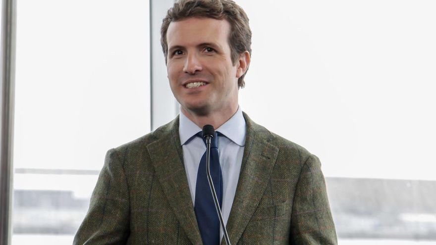 Pablo Casado visita Cáceres y clausura en Mérida un almuerzo-mitin con militantes y afiliados del PP