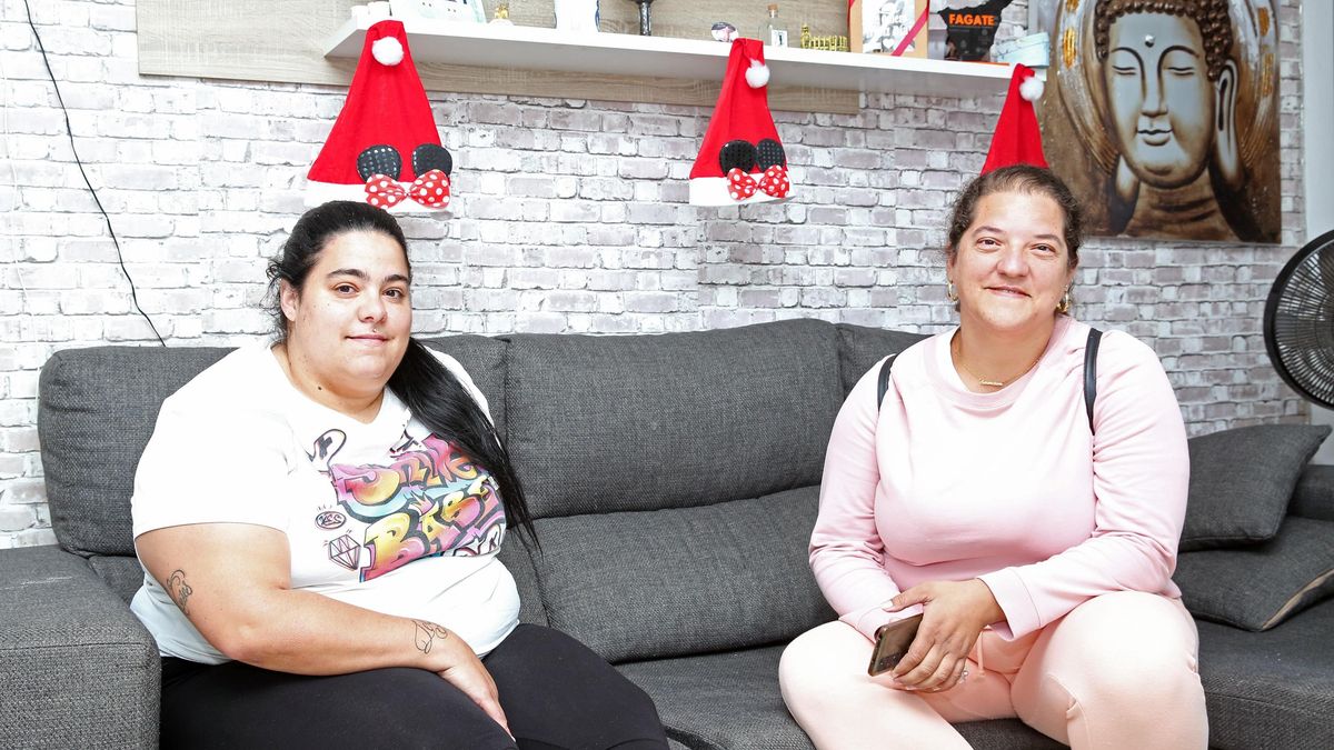 Nadia y Asunción, en la casa de la primera