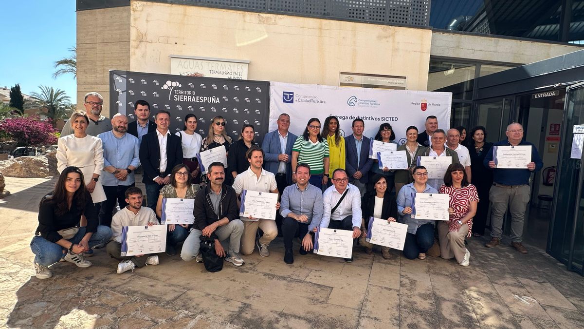 Empresas de Mula reciben el distintivo SICTED por su compromiso con la calidad turística