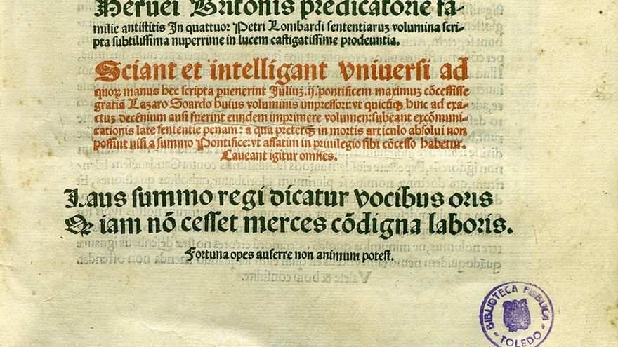 Ejemplares del siglo XV y XVI hallados por la Biblioteca regional