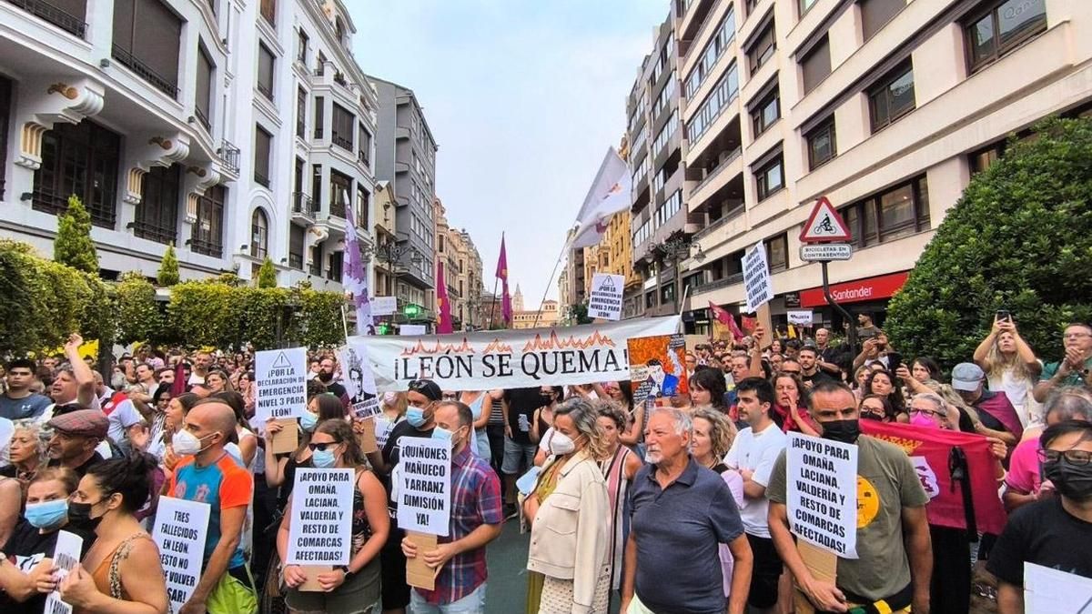 León se suma a las manifestaciones del 21 de agosto por una gestión que evite la proliferación de incendios forestales