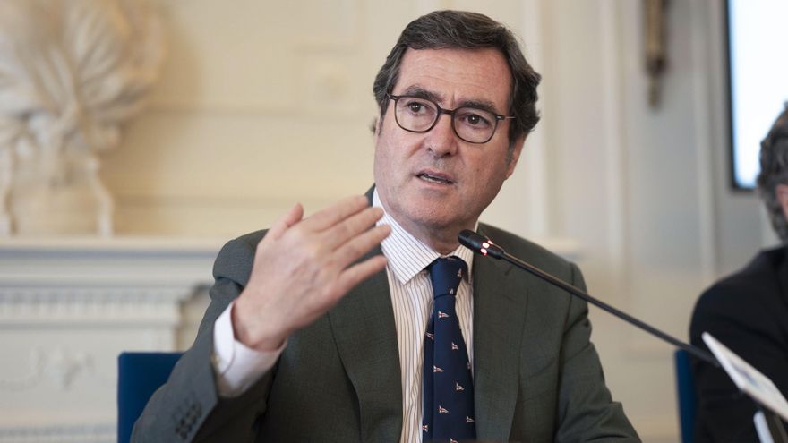 El presidente de la CEOE, Antonio Garamendi, en el XLI Seminario de APIE