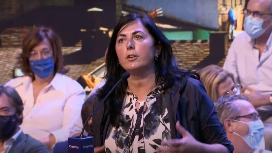 La presidenta del PP de Lugo, Elena Candia