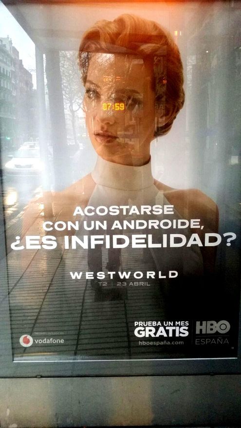 Publicidad de la 2ª temporada de Westworld en Madrid / Foto: Vertele