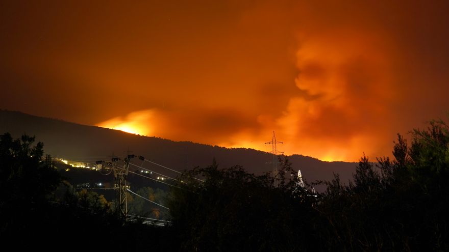 Los incendios no dan tregua, con el de Jarilla (Cáceres) desbocado