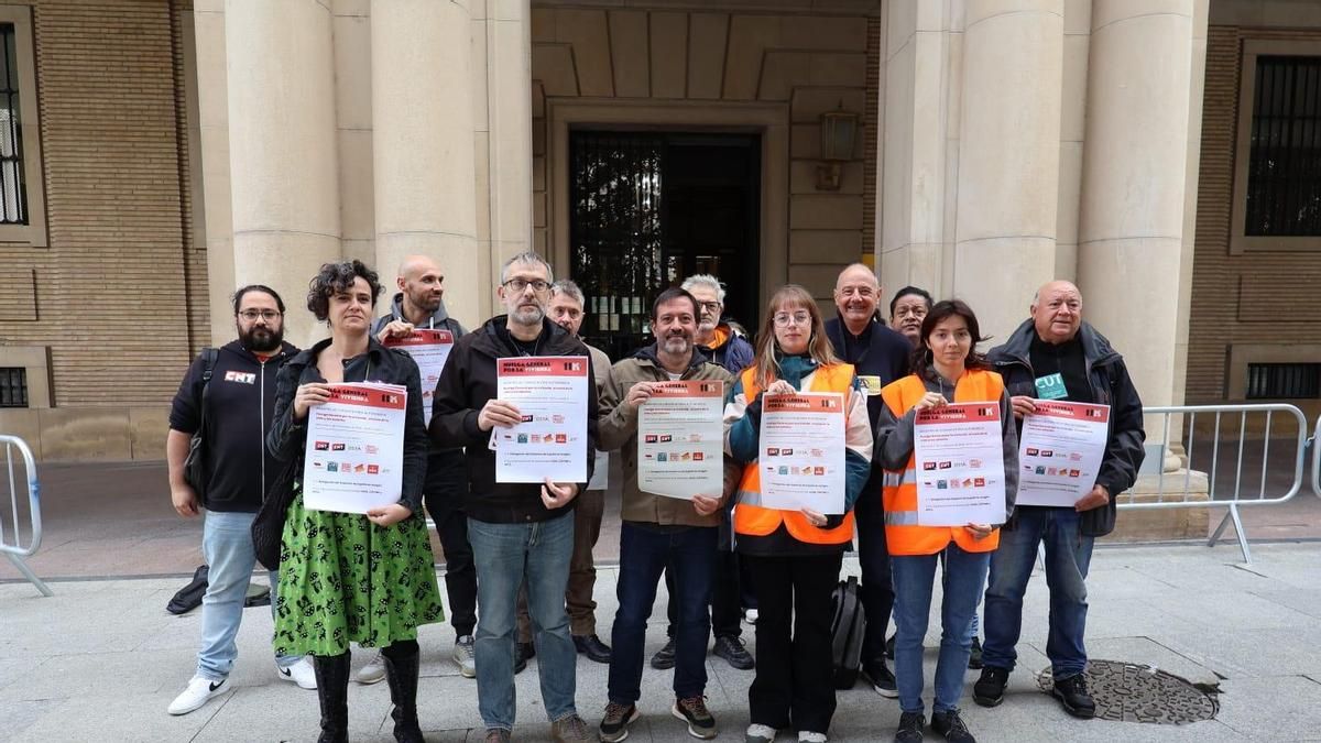 Sindicatos y colectivos de vivienda llaman a la huelga en Aragón el 11N contra la especulación y la precariedad laboral
