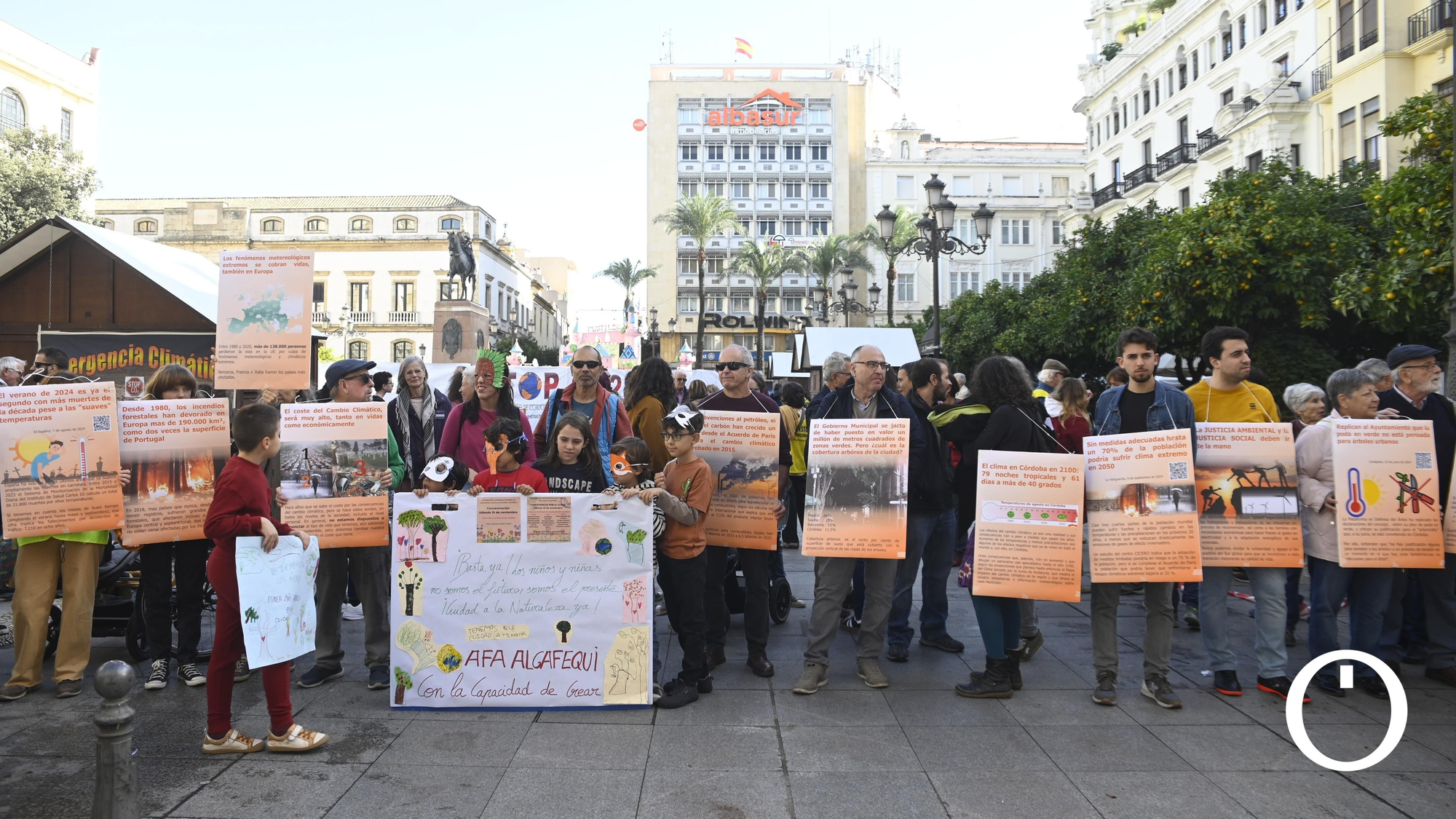 Ciudadanía cordobesa exige a todas las instituciones medidas concretas y urgentes contra el cambio climático