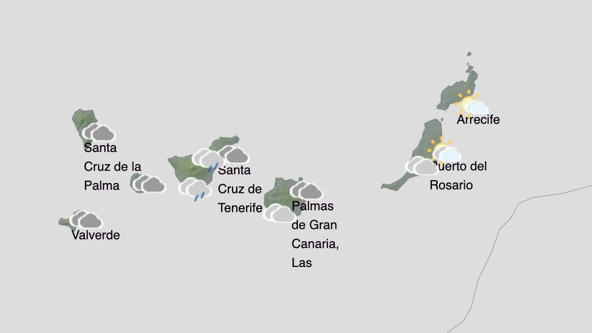 Terminan los avisos y la alerta, pero las lluvias siguen: la previsión de Aemet para Canarias