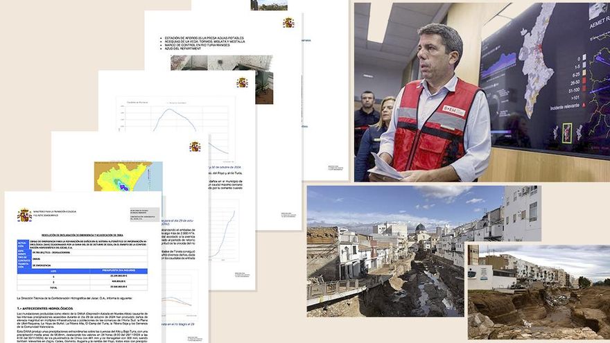 Un documento de la Confederación confirma que la Generalitat dispuso de todos los datos el día de la DANA