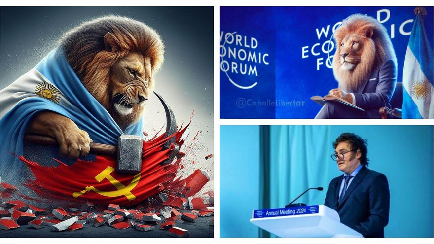 En pocas horas, Milei hizo casi 500 reposteos en X de elogios a su discurso en Davos, con Elon Musk a la cabeza