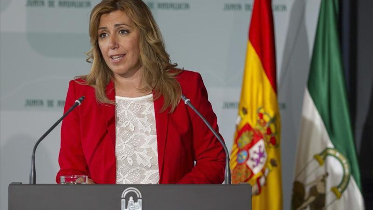La presidenta de la Junta de Andalucía, Susana Díaz
