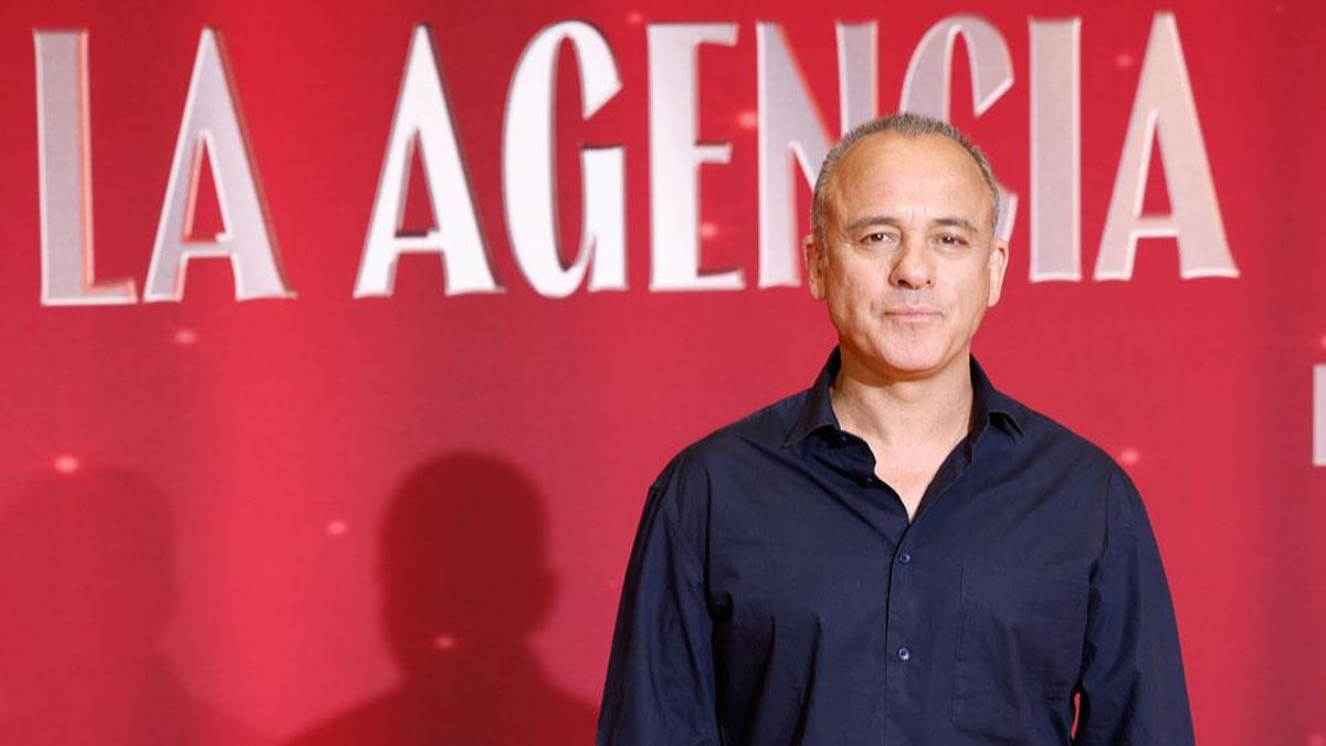 Javier Gutiérrez, en la presentación de 'La Agencia'