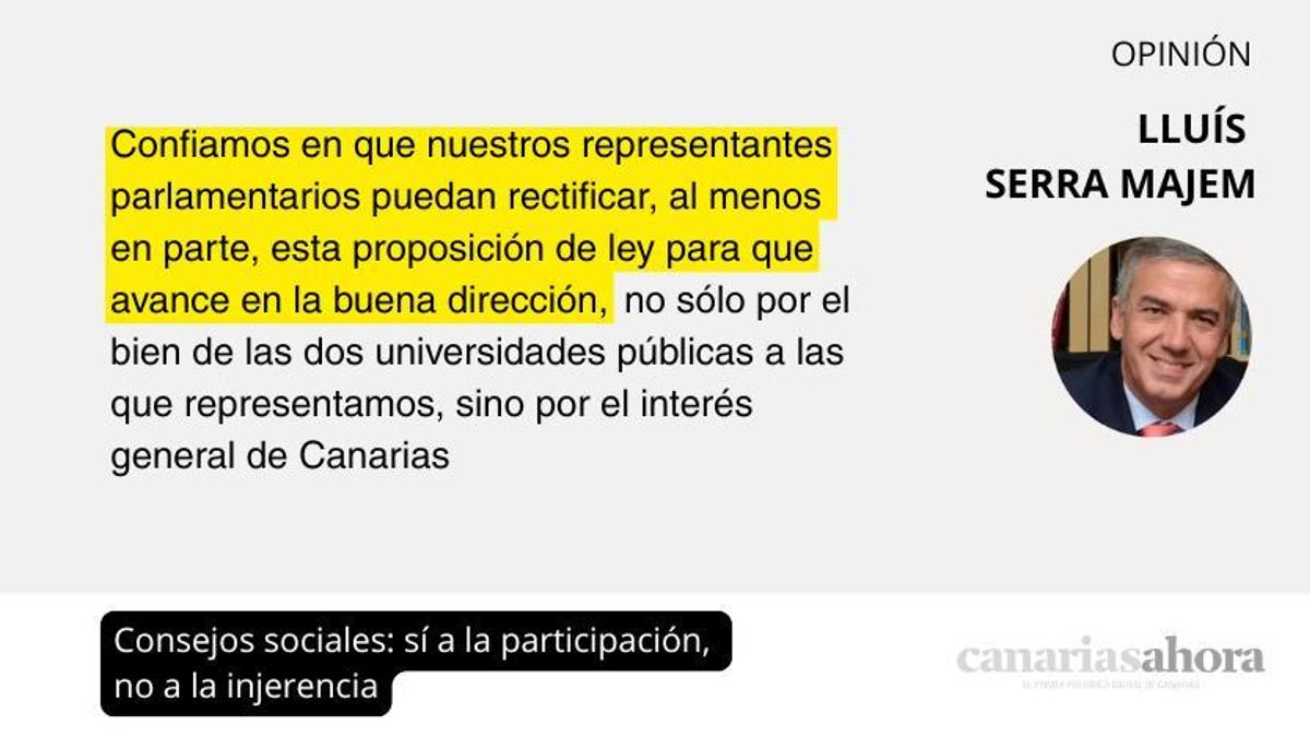 Consejos sociales: sí a la participación, no a la injerencia