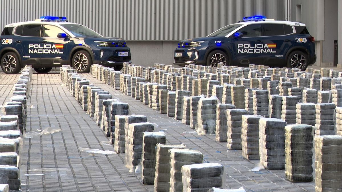 Las incautaciones de cocaína se dispararon un 386% en Galicia en 2025, hasta las 9,3 toneladas