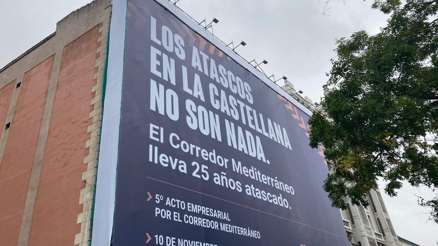 La élite empresarial valenciana presiona en Madrid para acelerar el Corredor Mediterráneo