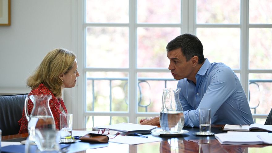 Pedro Sánchez y Nadia Calviño