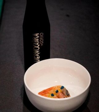 Camarón en caldo herreño