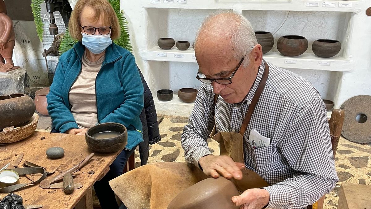 Carmen Cabrera y Ramón Barreto y en El Molino, que ya ha cerrado sus puertas. Foto: JORGE PAIS