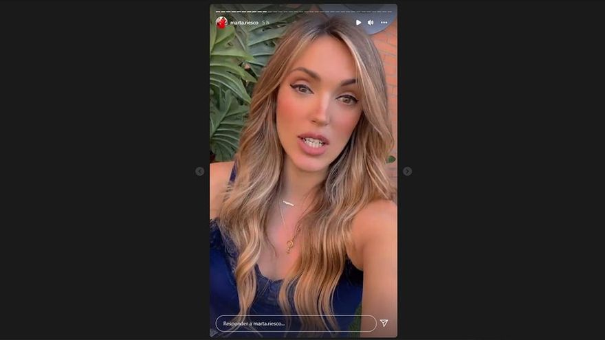 Marta Riesco en redes sociales