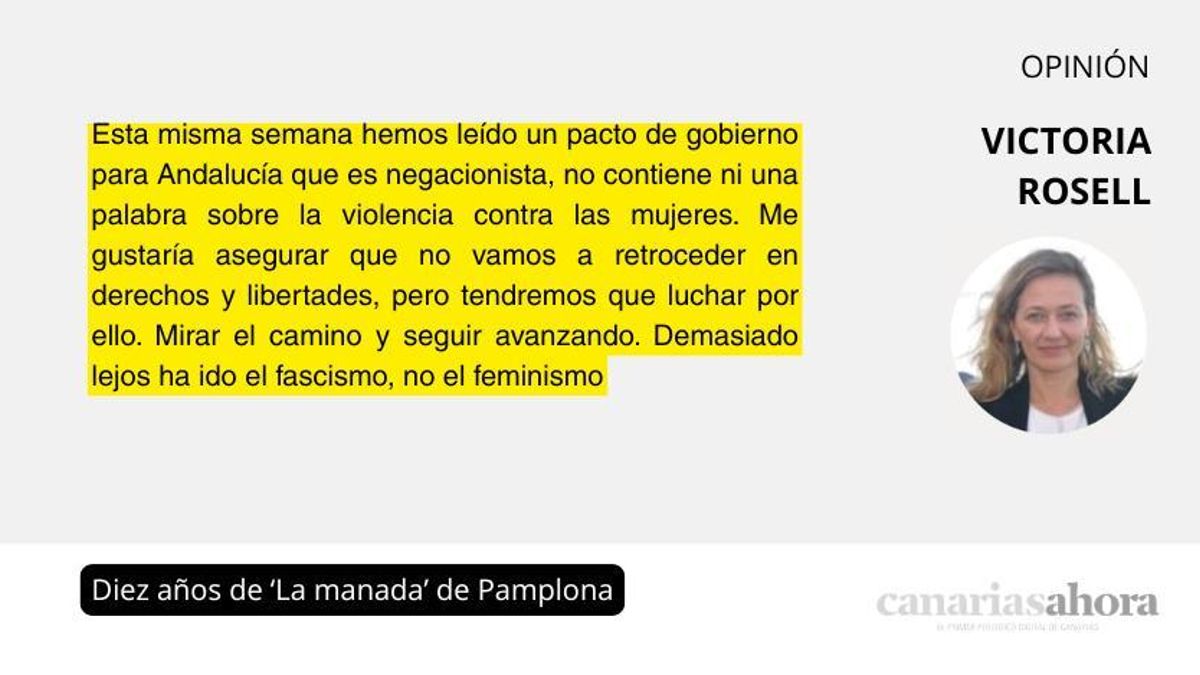 Diez años de ‘La manada’ de Pamplona
