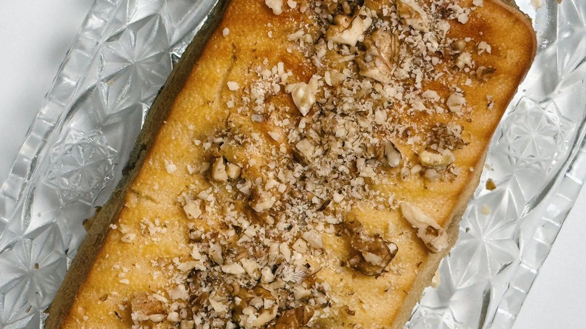 Se trata de un bizcocho con menos azúcar que las recetas tradicionales