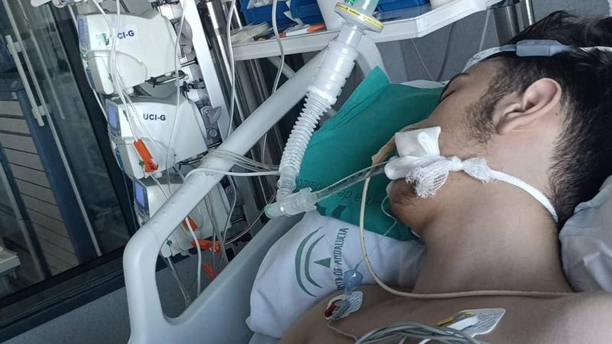 Lucas, en el Hospital de Reina Sofía