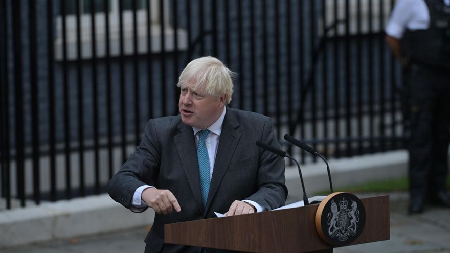 "Esto es todo, amigos": el discurso de despedida de Boris Johnson como primer ministro