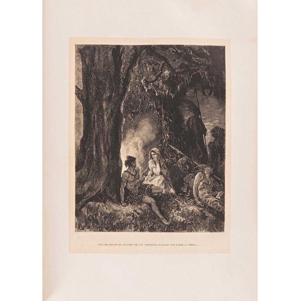 Ilustración de Gustave Dore para una edición de “Atala”.