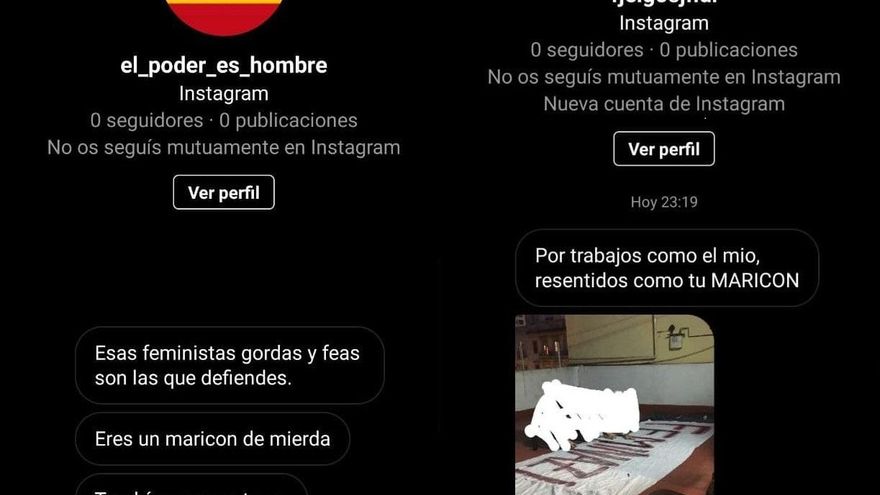 Amenazas e insultos en redes sociales