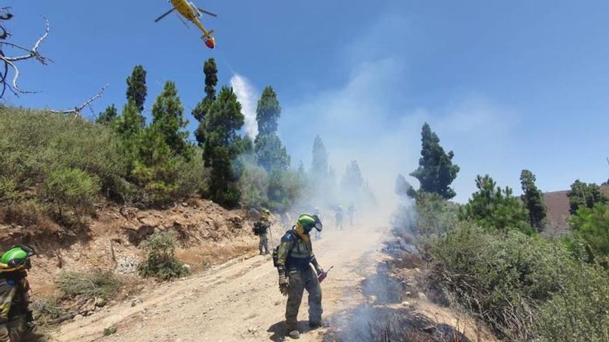 Un sistema de alerta pionero en Europa ayuda a frenar el mayor incendio en Gran Canaria de los últimos cuatro años