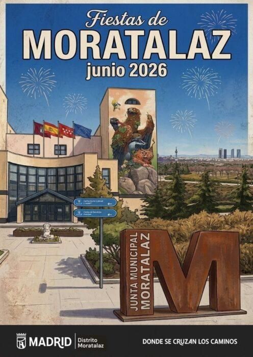 Cartel de la Fiestas de Moratalaz 2026