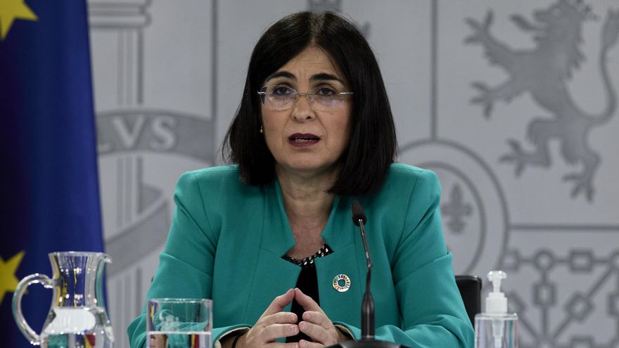 La ministra de Sanidad, Carolina Darias