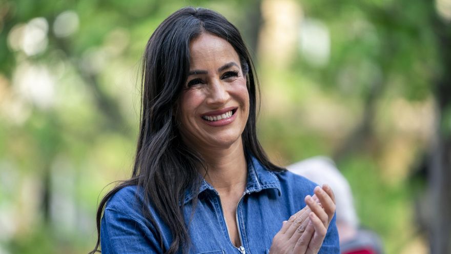 La candidata de Ciudadanos a la Alcaldía, Begoña Villacís, durante la presentación de su lema de precampaña a las elecciones municipales del 28M