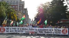 Cabecera de la manifestación. \ Ignacio Tudela