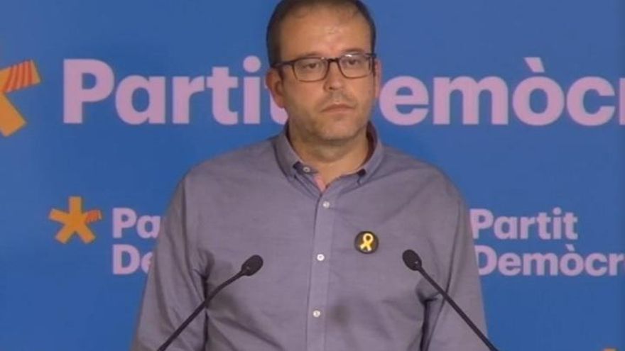El portavoz del PDeCAT, Marc Solsona