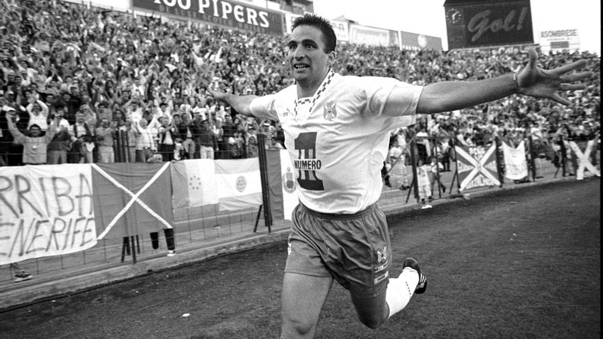 Un cuarto de siglo del partido redondo de Pizzi con el CD Tenerife