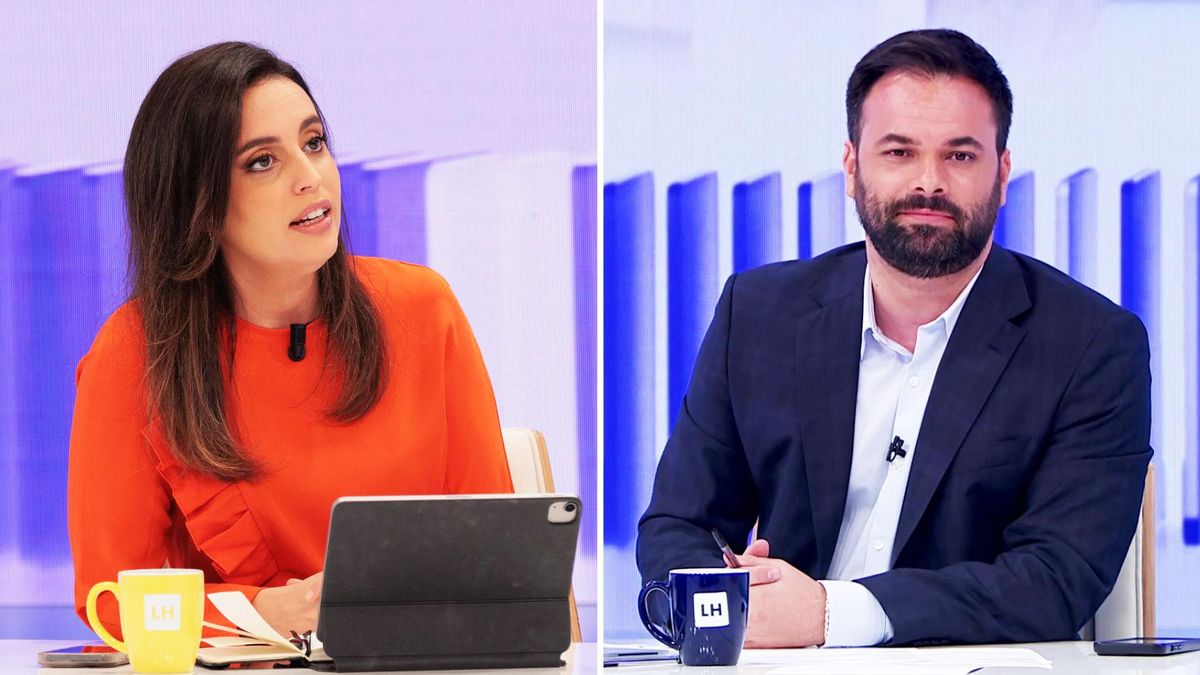 Aida Bao y Álex Barreiro en 'La hora de La 1'