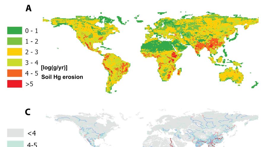 Los niveles de mercurio en los ríos del mundo se han duplicado desde la era preindustrial