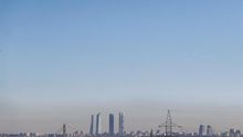 En la foto, vista de la entrada a Madrid desde la A-6.