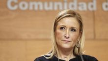 Cifuentes, en una comparecencia como presidenta de la Comunidad de Madrid.